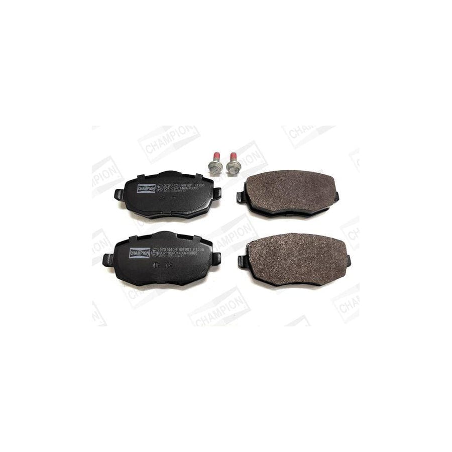 Champion 573144Ch Brake Pad Set for Lancia Ypsilon II (843)