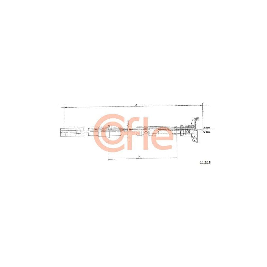 Cofle 11.315 Clutch Cable