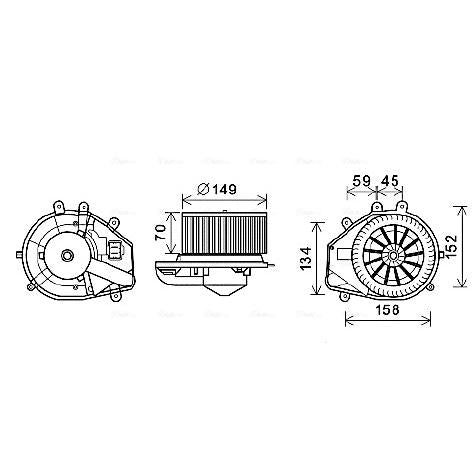 AVA COOLING VN8352AVA Air Blower