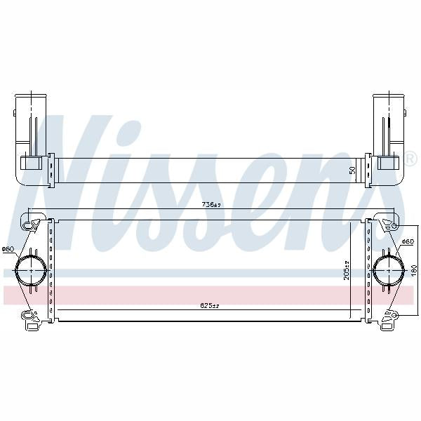 NISSENS NIS97071 Charge Air Cooler