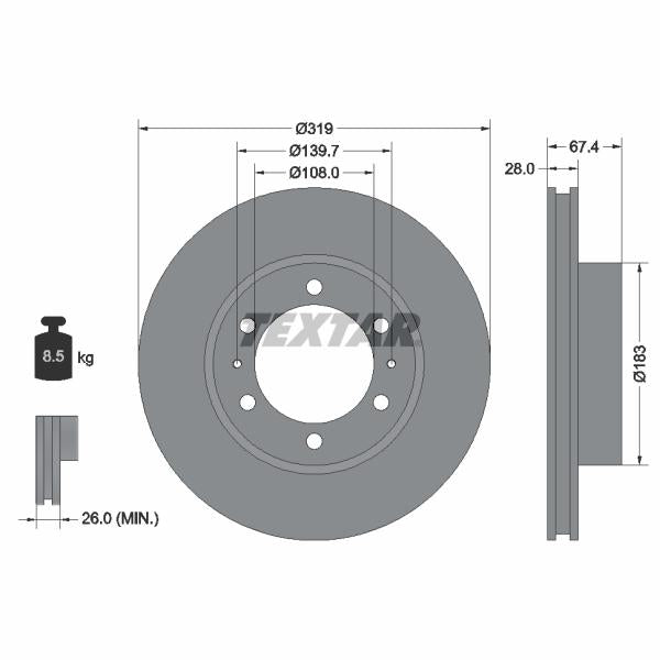 DELPHI LH7129 Brake Hose