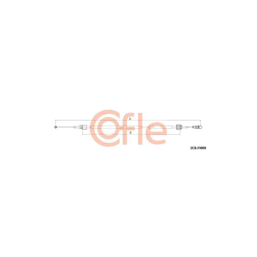 Cofle 2Cb.Fi009 Cable, Manual Transmission for Fiat Linea (323, 110)