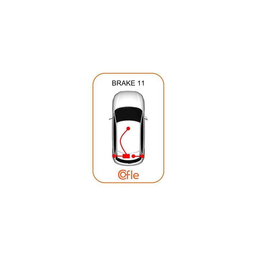 Cofle 92.11.5590 Hand Brake Cable for Ford Maverick Off-Road (1N2)