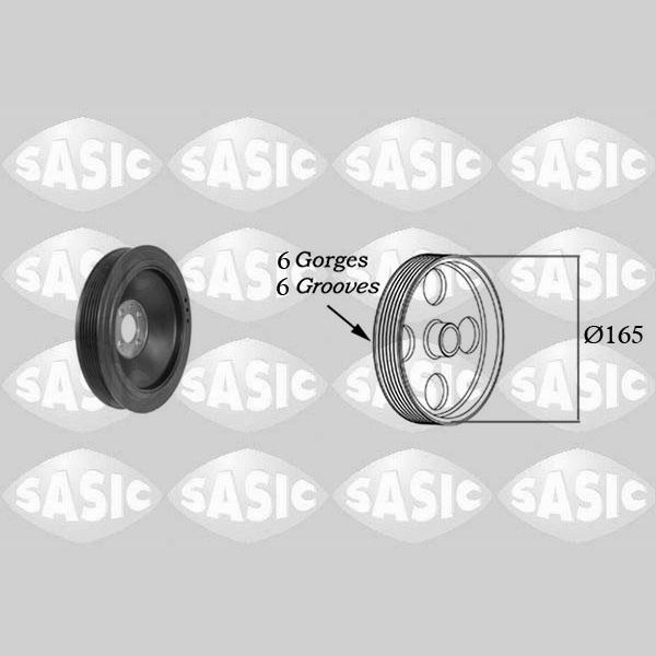 SASIC SAS2156079 Crankshaft Belt Pulley