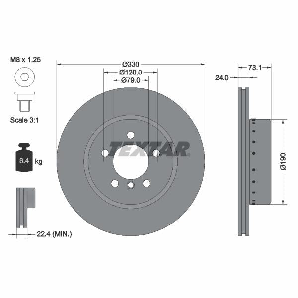 AUTOFREN SEINSA D7-082C Brake Caliper Guide Sleeve Kit