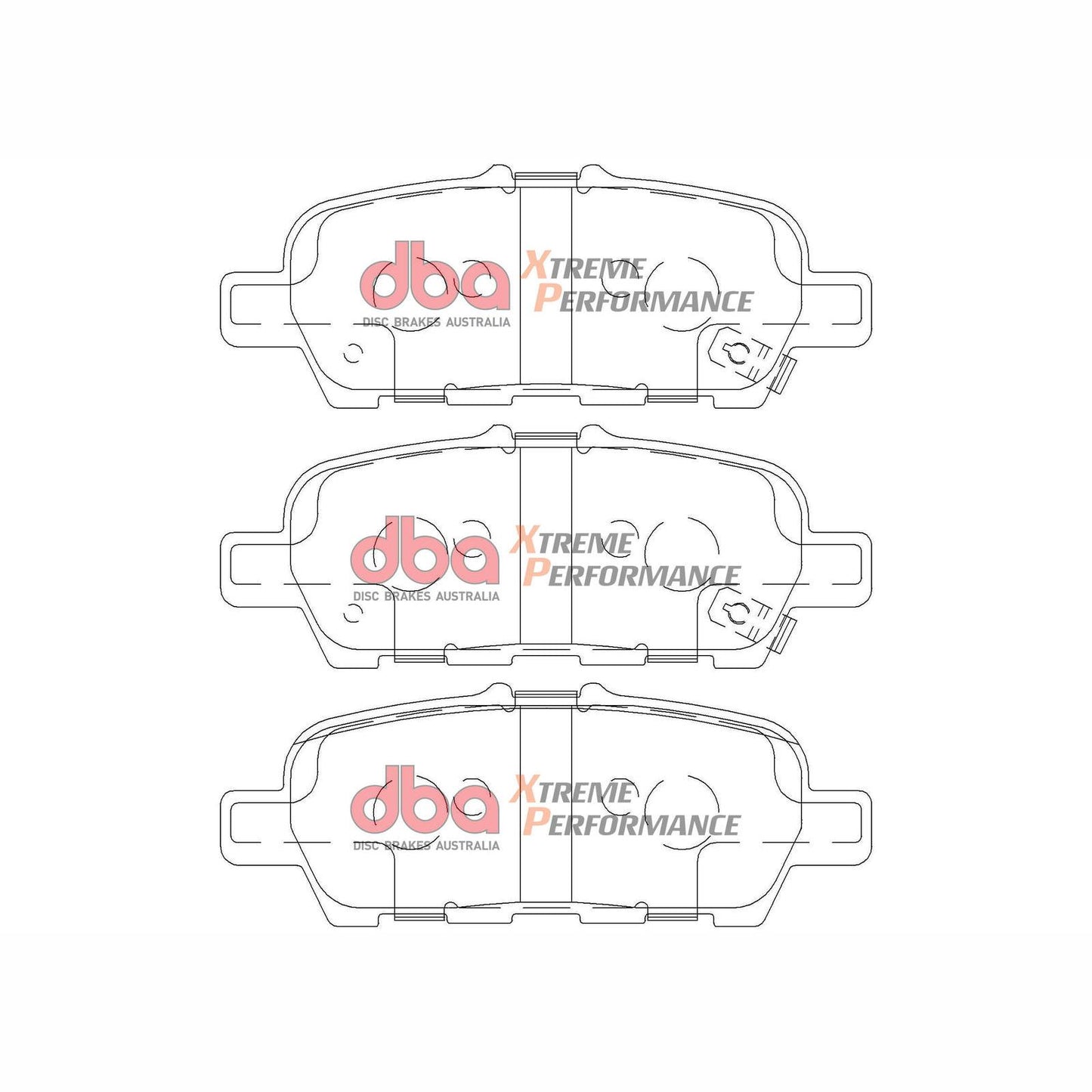 DBA DB2340XP High Performance Brake Pad Set