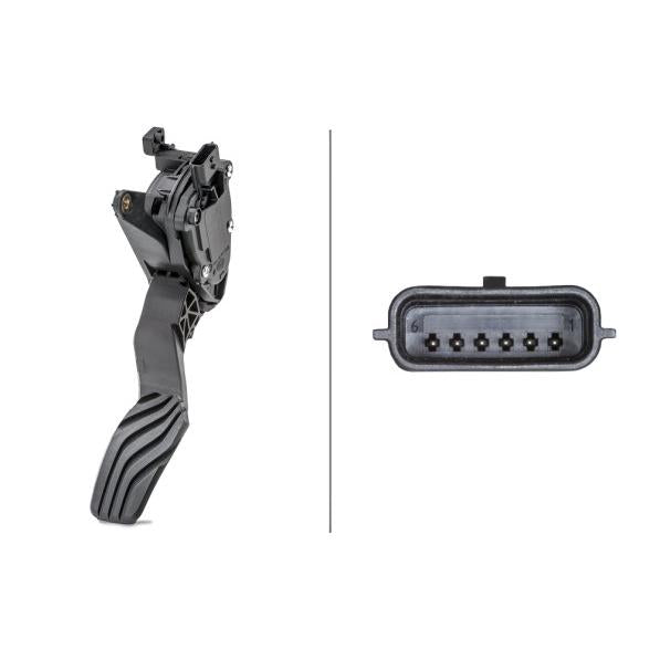 HELLA 902-701 Accelerator Pedal Position Sensor