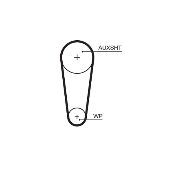 GATES GAT5682XS Timing Belt