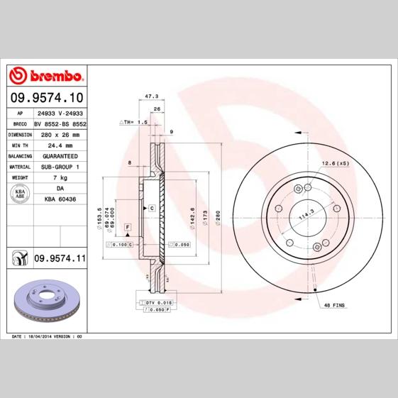 TRW MOTO BDA342 Brake Caliper Bracket