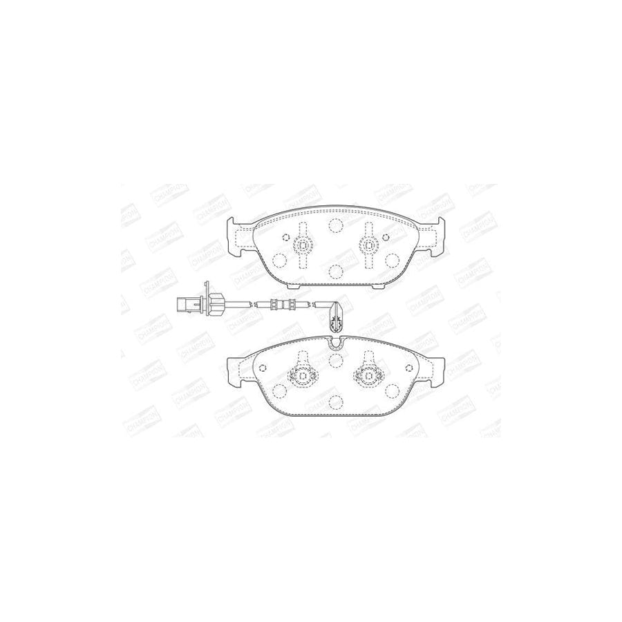 Champion 573381Ch Brake Pad Set