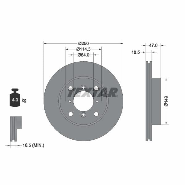 TRW MOTO ST1024 Brake Caliper Guide Sleeve Kit