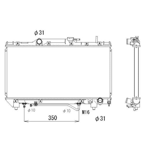 NRF NRF503968 Engine Radiator
