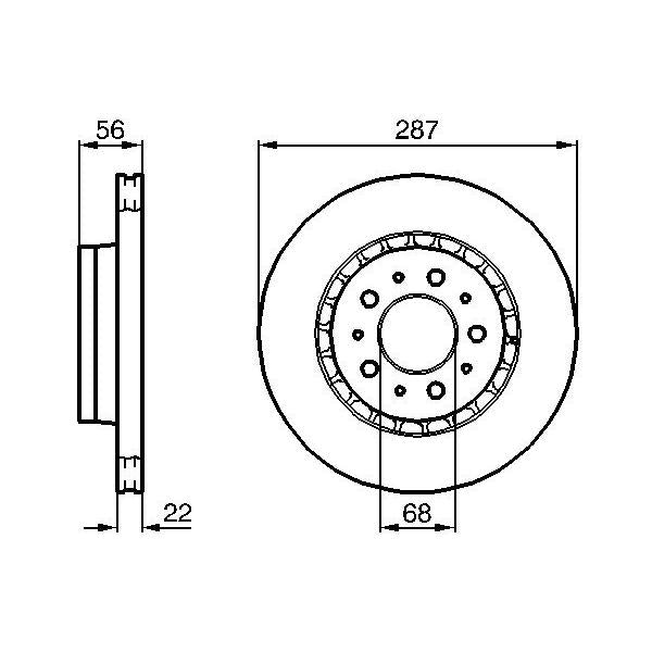 WABCO 9617231047 Parking Brake Valve