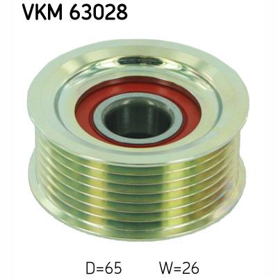SKF VKM63028 V-Ribbed Belt Deflection/Guide Pulley