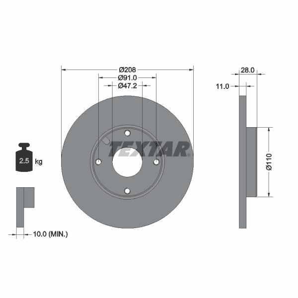 HERTH+BUSS JAKOPARTS J3271005 Brake Caliper Guide Sleeve Kit