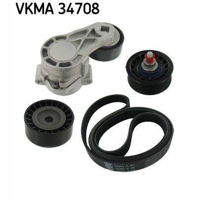 SKF VKMA34708 V-Ribbed Belt Set