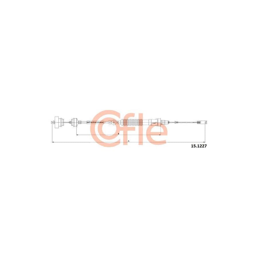 Cofle 15.1227 Clutch Cable