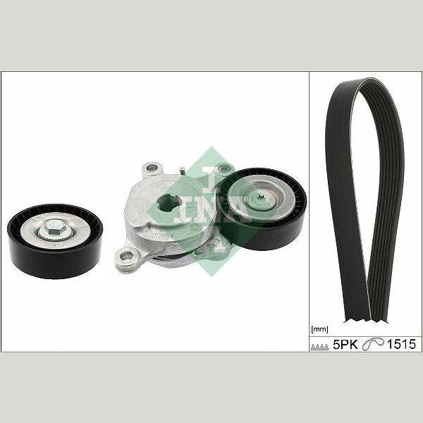INA 529054310 V-Ribbed Belt Set