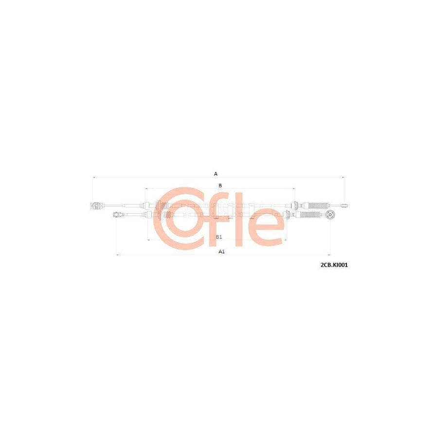 Cofle 2Cb.Ki001 Cable, Manual Transmission for KIA Bongo III Platform / Chassis