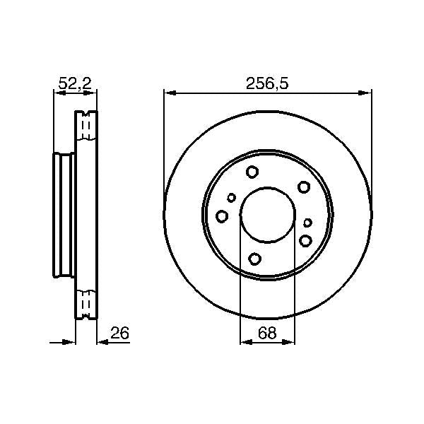 WABCO 9617234110 Parking Brake Valve