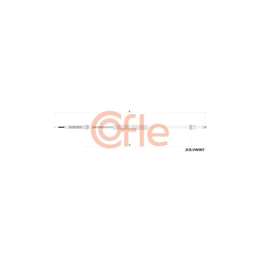 Cofle 92.2Cb.Vk007 Cable, Manual Transmission