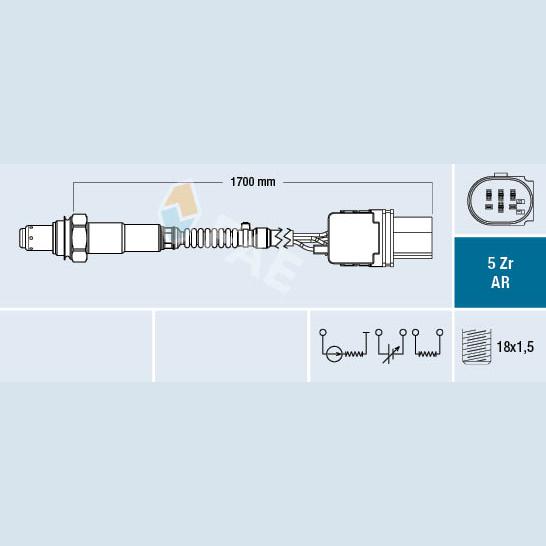 FAE AE75363 Lambda Sensor