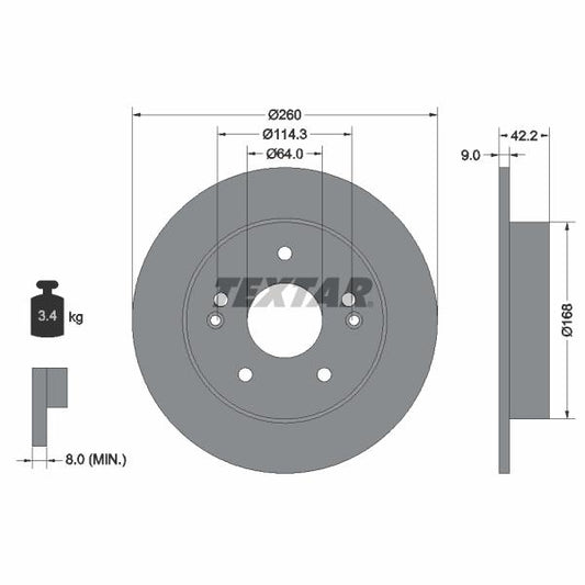 QUICK BRAKE QB113-1486X Brake Caliper Guide Sleeve Kit