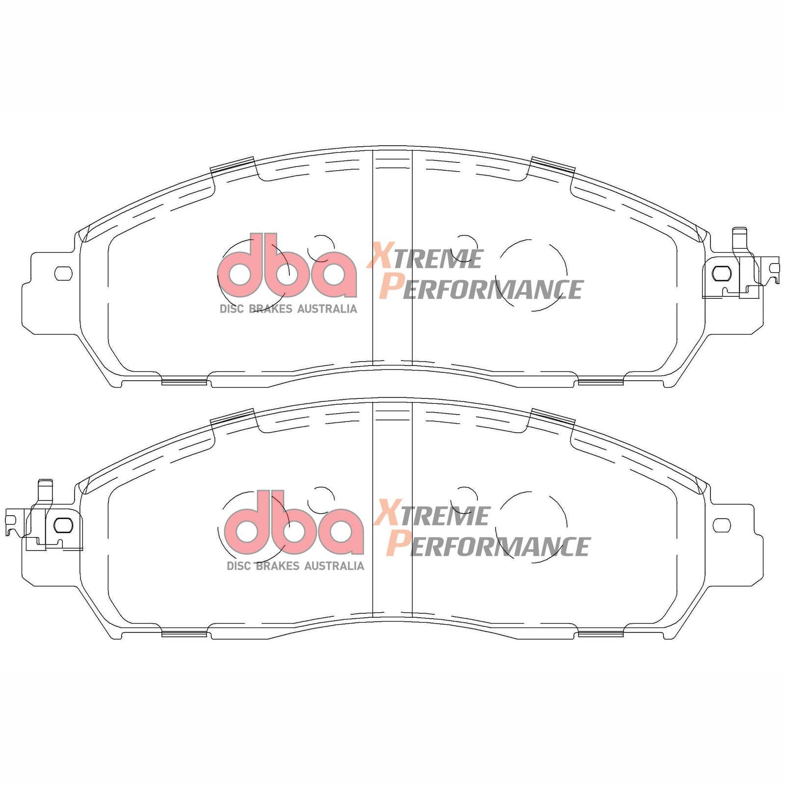DBA DB2374XP High Performance Brake Pad Set