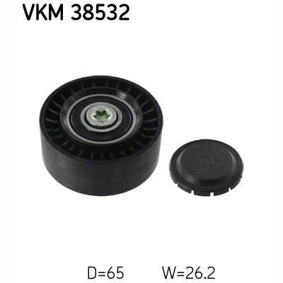 SKF VKM38532 V-Ribbed Belt Deflection/Guide Pulley