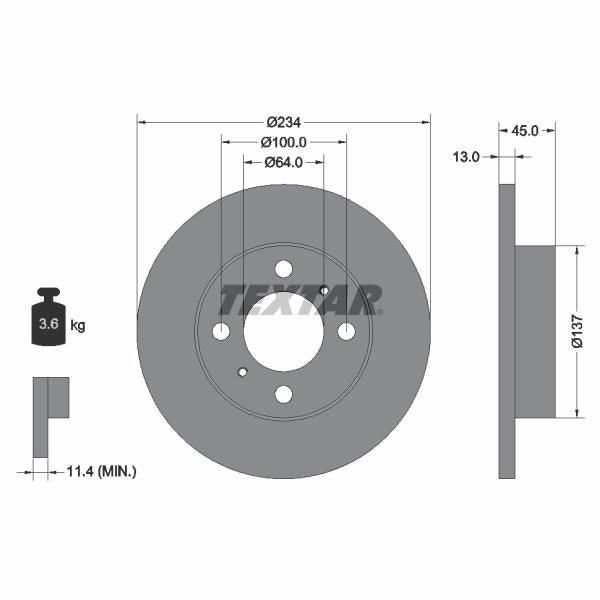 HERTH+BUSS JAKOPARTS J3272005 Brake Caliper Guide Sleeve Kit
