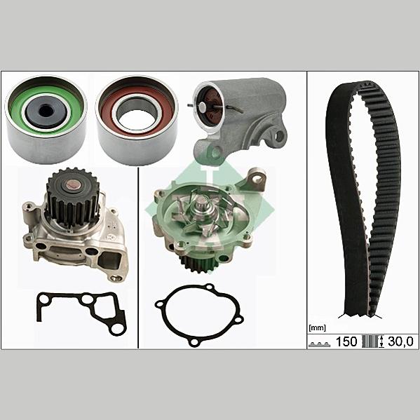 INA 530051930 Water Pump & Timing Belt Kit