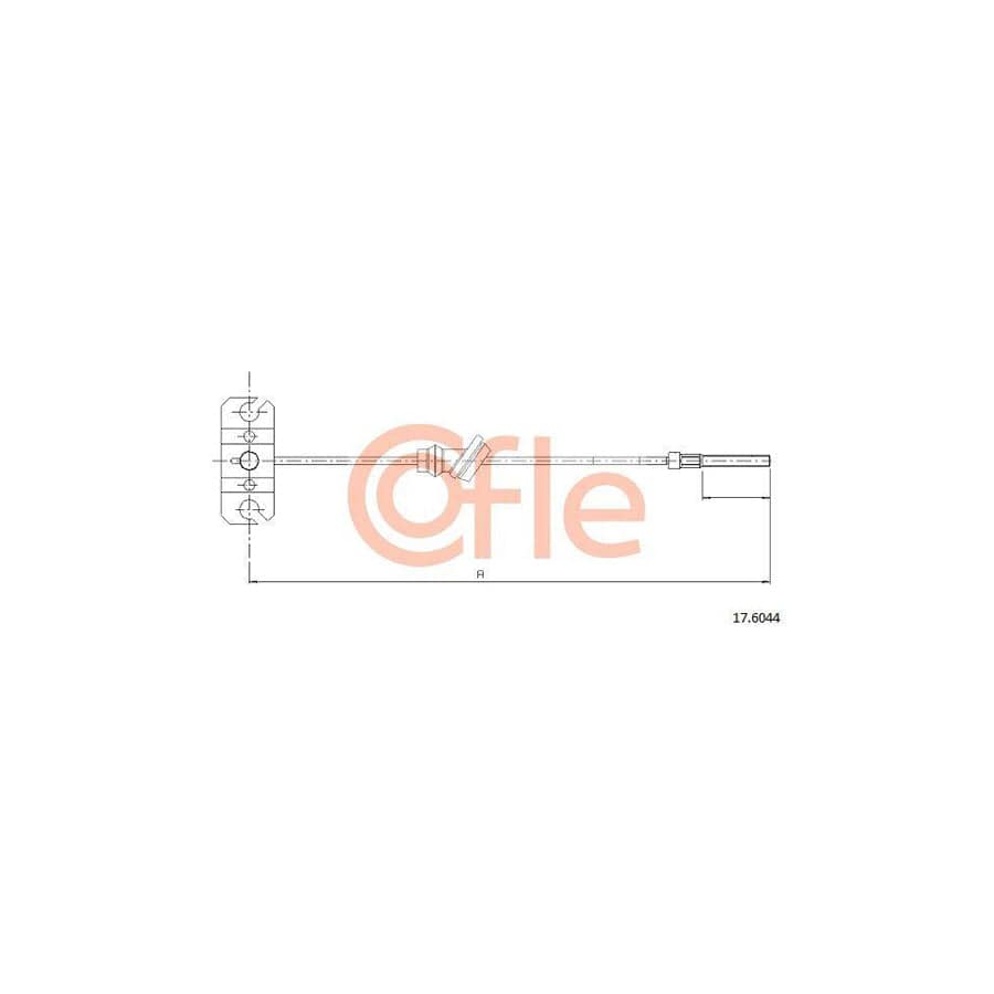 Cofle 17.6044 Hand Brake Cable for KIA Carens