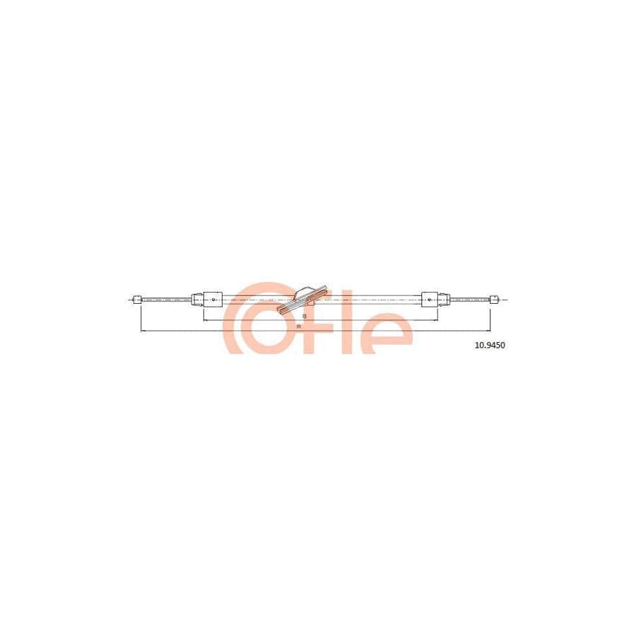 Cofle 10.9450 Hand Brake Cable