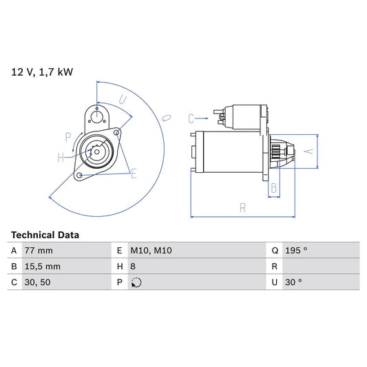 BOSCH 0986023600 Starter
