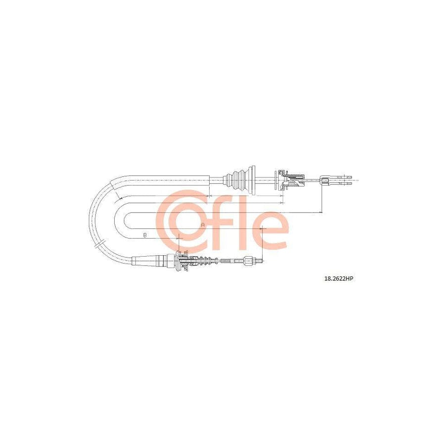 Cofle 18.2622Hp Clutch Cable