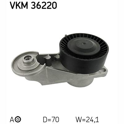 SKF VKM36220 V-Ribbed Belt Tensioner Pulley