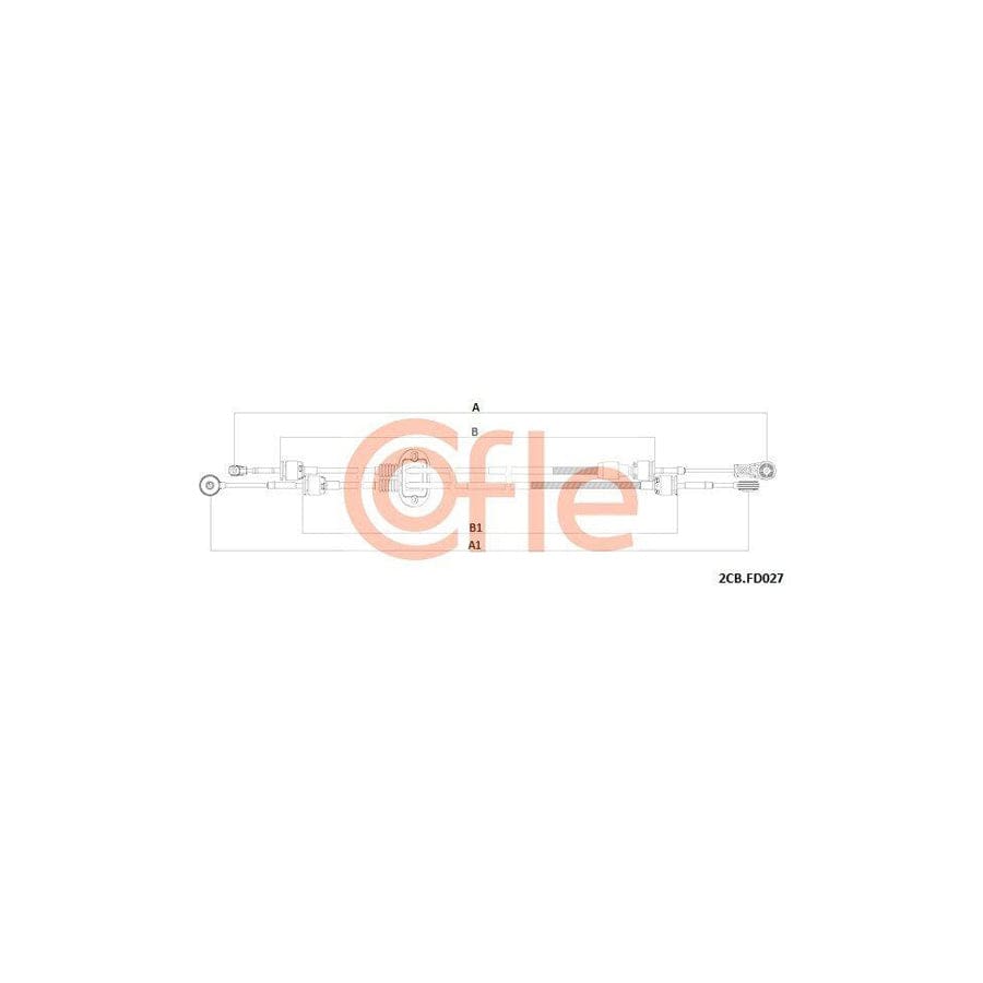 Cofle 2Cb.Fd027 Cable, Manual Transmission