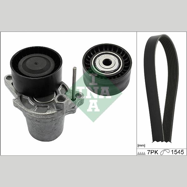 INA 529024810 V-Ribbed Belt Set
