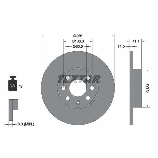 TRW MOTO ST1655 Brake Caliper Guide Sleeve Kit