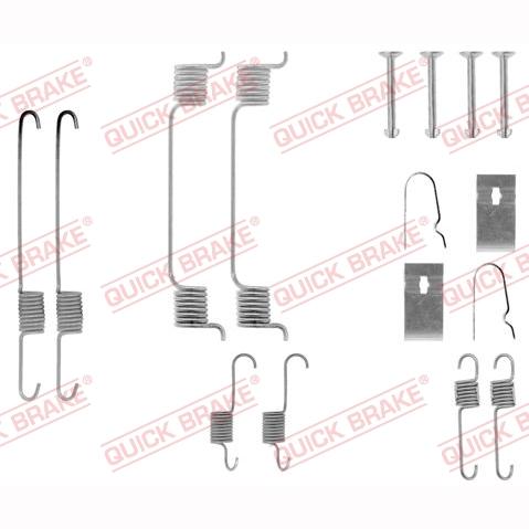 QUICK BRAKE QB105-0700 Brake Shoes Accessory Kit