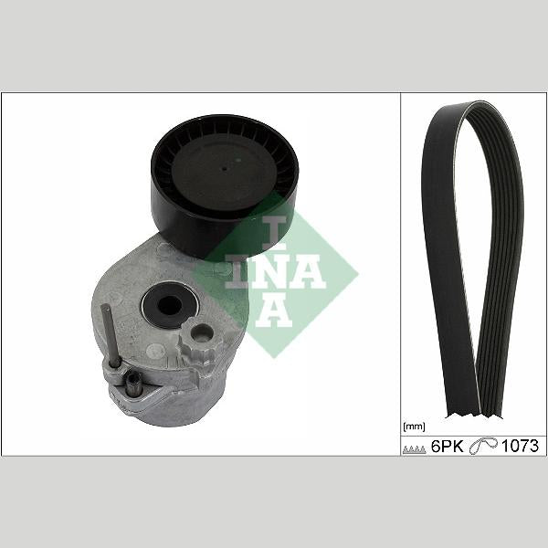 INA 529053010 V-Ribbed Belt Set