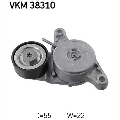 SKF VKM38310 V-Ribbed Belt Tensioner Pulley