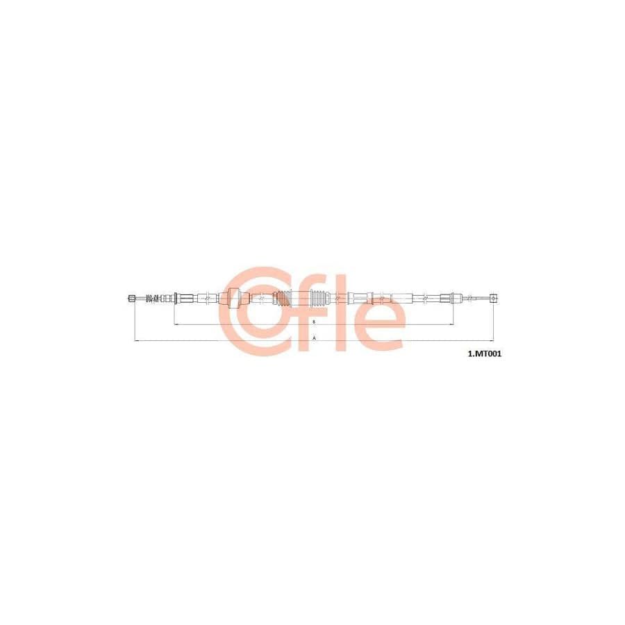 Cofle Bh.Me047 Brake Hose