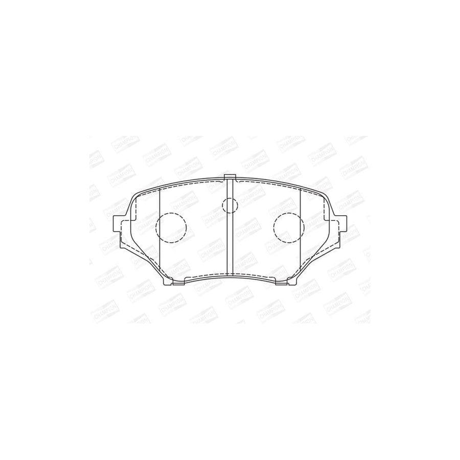 Champion 573639Ch Brake Pad Set for Mazda MX-5 III (Nc)