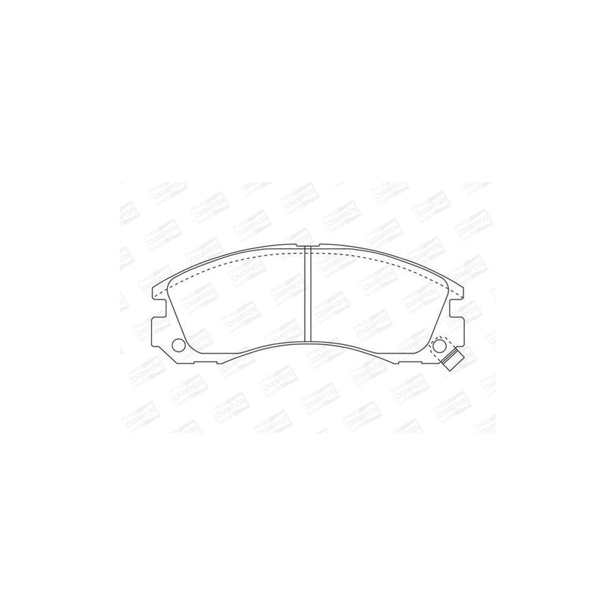 Champion 572370Ch Brake Pad Set