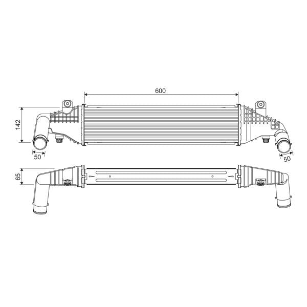 VALEO VAL818542 Charge Air Cooler