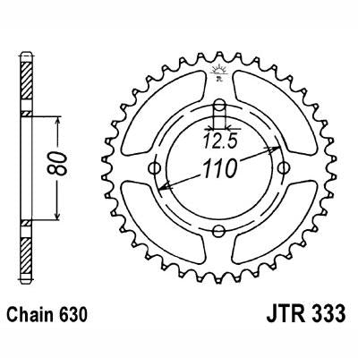 JT JTR333,43 Chain Sprocket