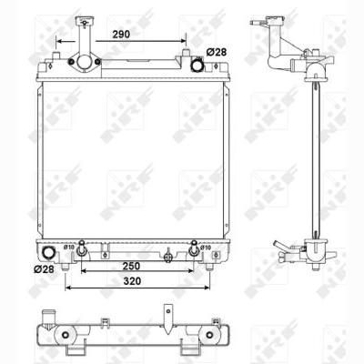 NRF NRF53079 Engine Radiator