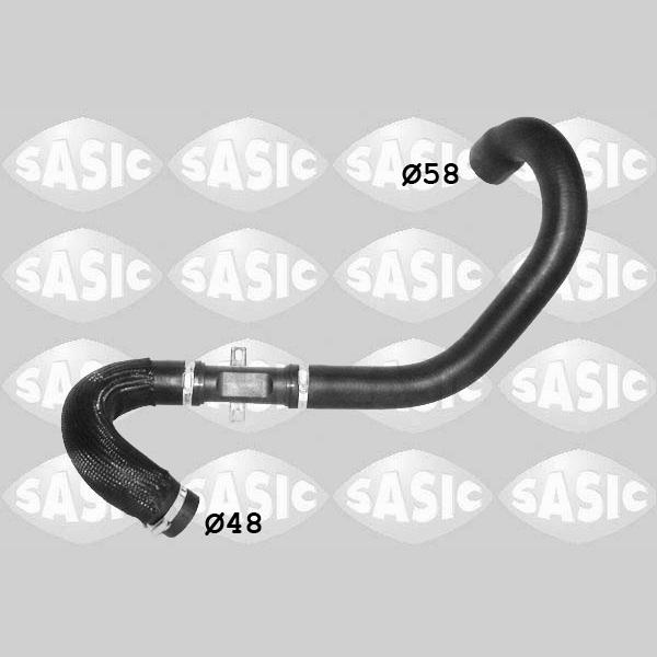 SASIC SAS3330034 Charge Air Hose