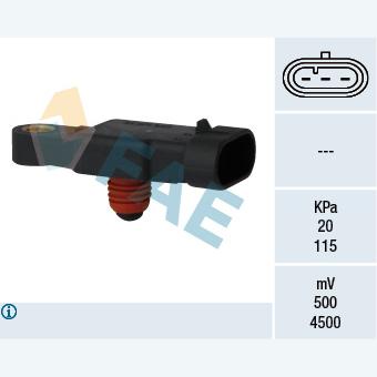 FAE AE15117 Intake Manifold Pressure Sensor
